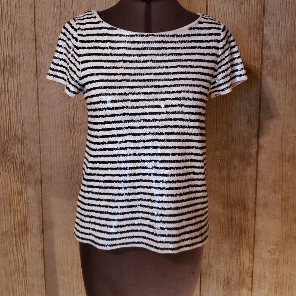 J Crew Sequin Top
